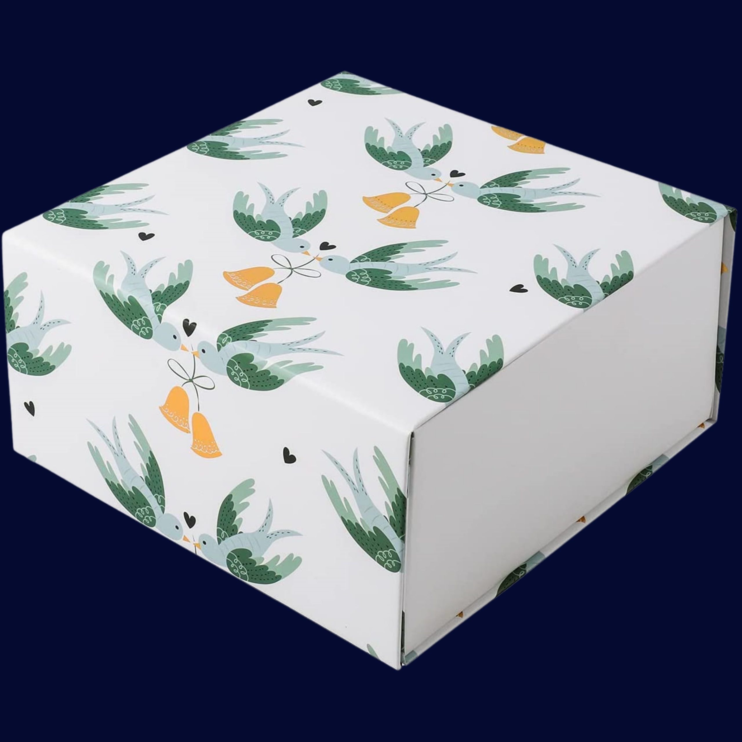 White Glossy Packaging Boxes: Elevating Presentation and Practicality