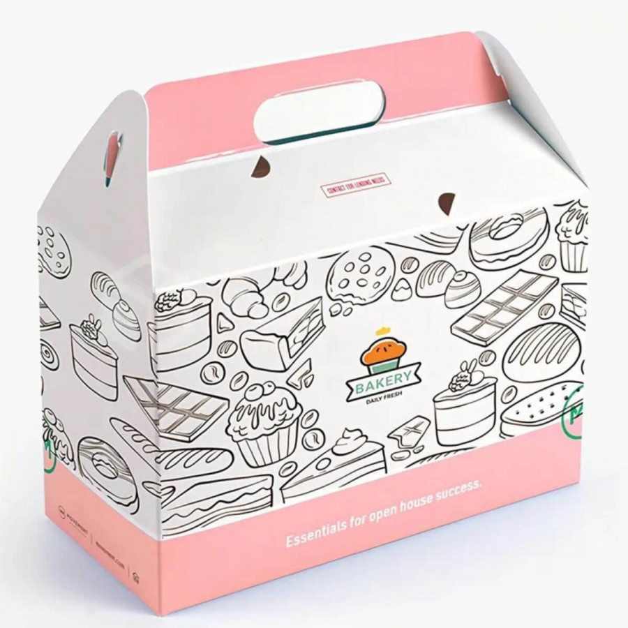 Kraft Cake Packaging Boxes