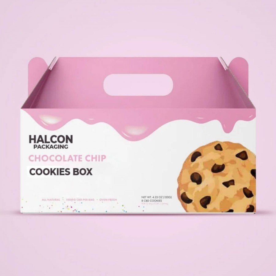 White Cookie Packaging Boxes